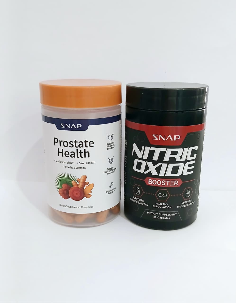 Combo GNE Prostate Health + Nitric Oxide | Pack Doble para el Bienestar Masculino